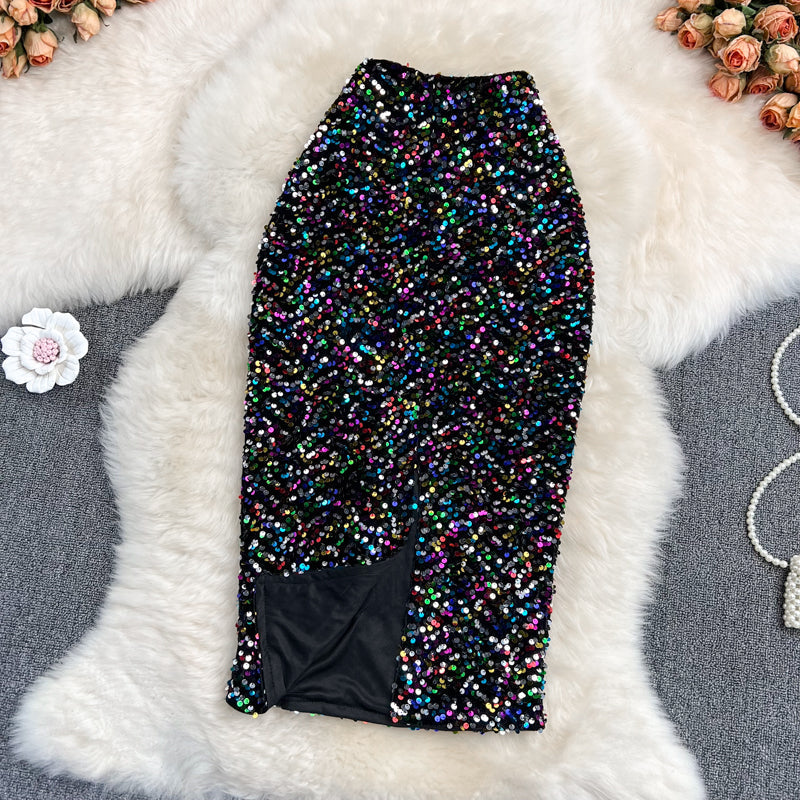 A new style of one-step skirt with thin hips HZ1023