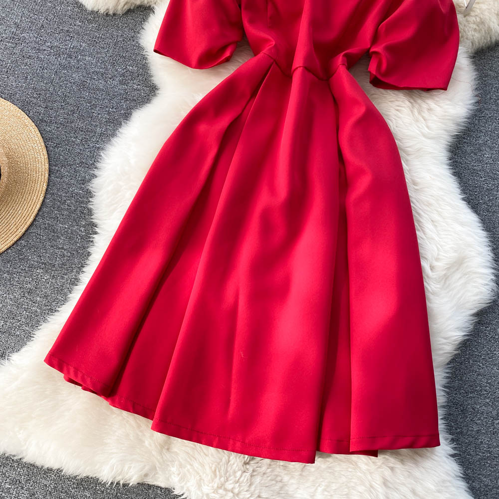 Simple A Line Off Shoulder Dress Fashion Dress HZ1023