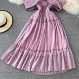 Purple A Line Short Dress Off Shouler Party Dress HZ1023