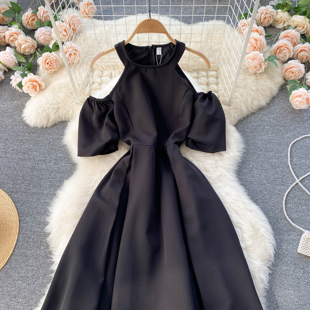 Simple A Line Off Shoulder Dress Fashion Dress HZ1023