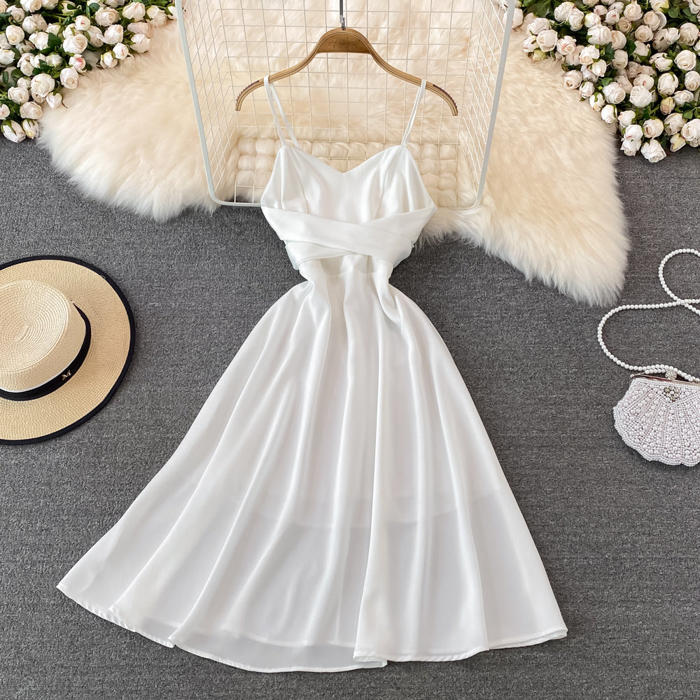 Cute Satin Short Dress A Line Fashion Dress HZ1023