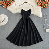 Simple A Line V Neck Short Dress Fashion Dress HZ1023