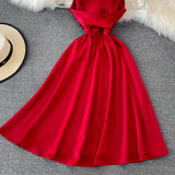 Cute Satin Short Dress A Line Fashion Dress HZ1023