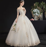 White tulle lace long ball gown dress formal dress HZ1023