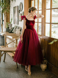 CUTE A LINE SHORT PROM DRESS CUTE EVENING DRESS HZ1023