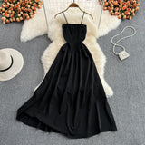 Black A Line Off Shouler Dress Fashion Dress HZ1023