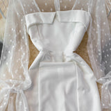 Sexy Long Sleeve Short Dress Fashion Dress HZ1023