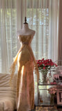 Light Color Elegant Fashion Long Chiffon Ball Gown Evening Dress Birthday/Holiday Party Dress Prom Dress HZ1023