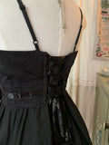 Black sweet cute short chiffon exquisite lace bow tie homecoming dress evening dress birthday party dress prom dress ball gown HZ1023