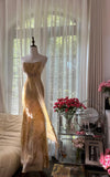 Light Color Elegant Fashion Long Chiffon Ball Gown Evening Dress Birthday/Holiday Party Dress Prom Dress HZ1023
