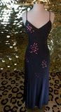 Black exquisite beaded spaghetti straps elegant long satin ball gown evening gown ball gown Party Dresses HZ1023