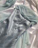 Purple/Mint Green Elegant Spaghetti Strap Long Tulle Ball Gown Evening Dress Party Dress HZ1023