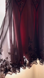 Red Pink Gorgeous Elegant Exquisite Beading A-Line Spaghetti Strap Long/short Tulle Ball Gown Birthday Party Dress Evening Dress Prom Dress HZ1023