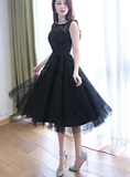 Beautiful Navy Blue Homecoming Dresses, Lovely Short Prom Dress HZ1023