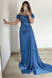 Strapless Off-The-Shoulder Mermaid Prom Dress With Ruffles Online HZ1023