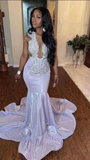 Sexy prom dress,black girl prom dresses,long evening dress HZ1023
