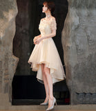 Cute tulle high low prom dress homecoming dress HZ1023