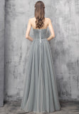 Cute tulle long prom dress evening dress HZ1023