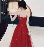 Cute tulle short A line prom dress party dress HZ1023