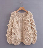 Sweater knitted cardigan jacket HZ1023