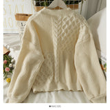 Sweater women's Plaid loose thin Pullover Sweater HZ1023