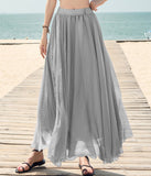 Stylish A line chiffon skirt women's skirt HZ1023