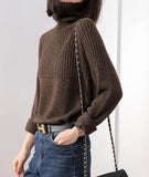 Sweater fashion turtleneck sweater HZ1023