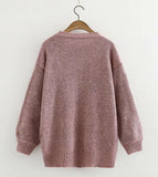 Lovely flowers long sleeve sweater HZ1023
