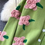 Cute Cardigan Long Sleeve Sweater HZ1023