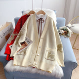 The new loose and foreign style is wearing a lazy top HZ1023