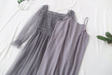 Super xiansen style thin mesh dress HZ1023